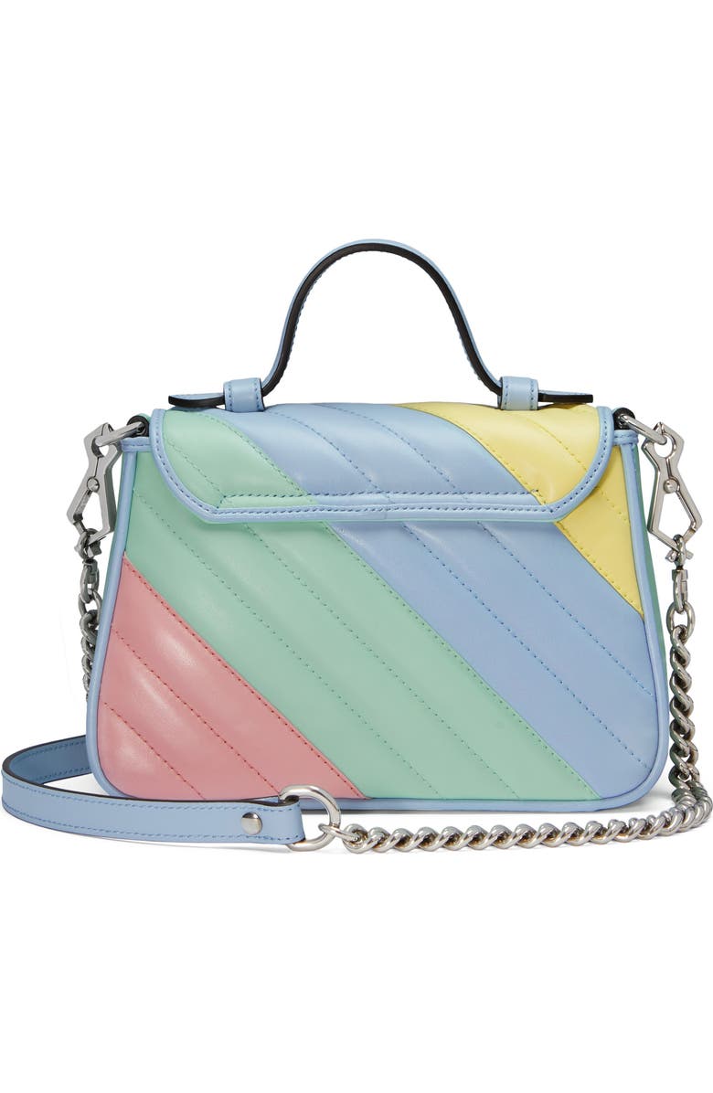 Gucci Small GG 2.0 Matelassé Leather Top Handle Bag, Alternate, color,