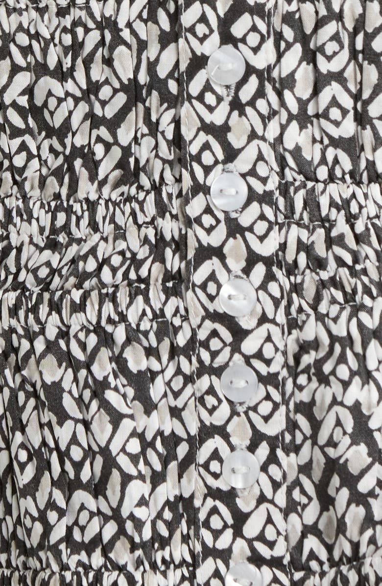 Elan Smock Floral Print Cover-Up Minidress, Main, color,