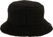 AllSaints Reversible Teddy Fleece Bucket Hat