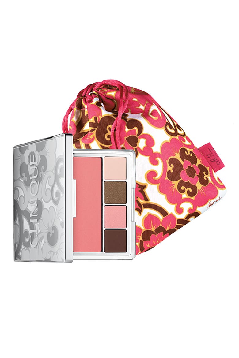 'Pretty in Prints' Eye & Cheek Compact, Main, color, PRINTED PINKS