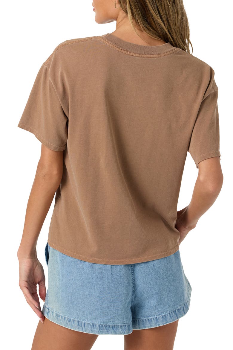 OG Salty Circle Surfer Graphic T-Shirt, Alternate, color, CAROB BROWN