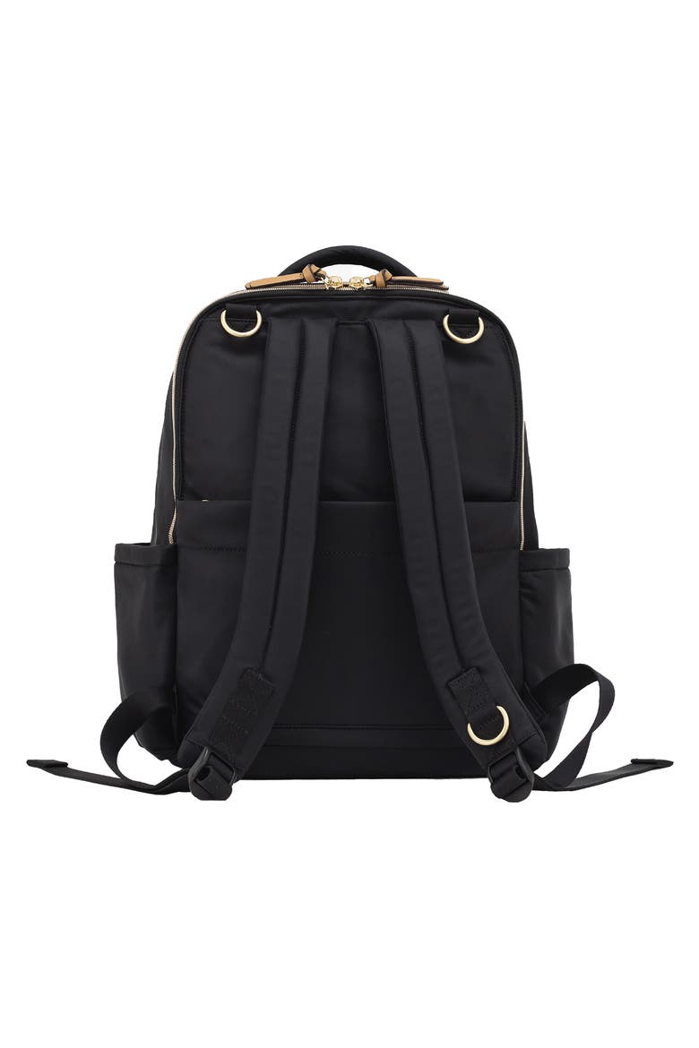 On the Go 3.0 Water Resistant Diaper Backpack, Alternate, color, BLACK/ TAN