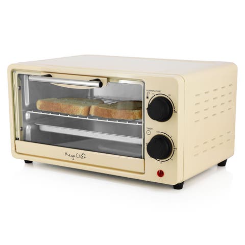 9.5 Quart Electric Counter Top Toaster Oven in Matte Black