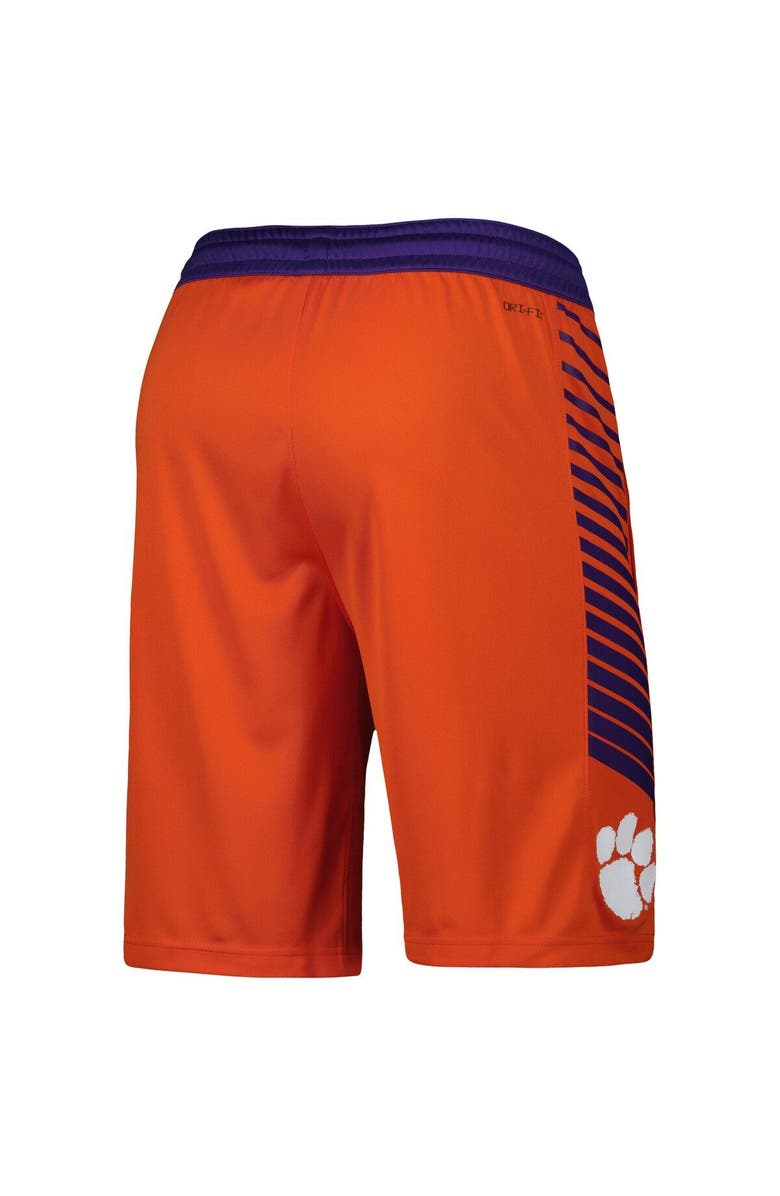 Nike Men's Nike Orange Clemson Tigers Replica Team Basketball Shorts, Alternate, color, 