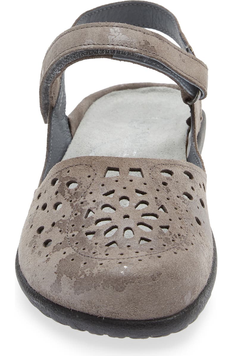 Naot 'Arataki' Mary Jane, Alternate, color, Grey Marble Suede
