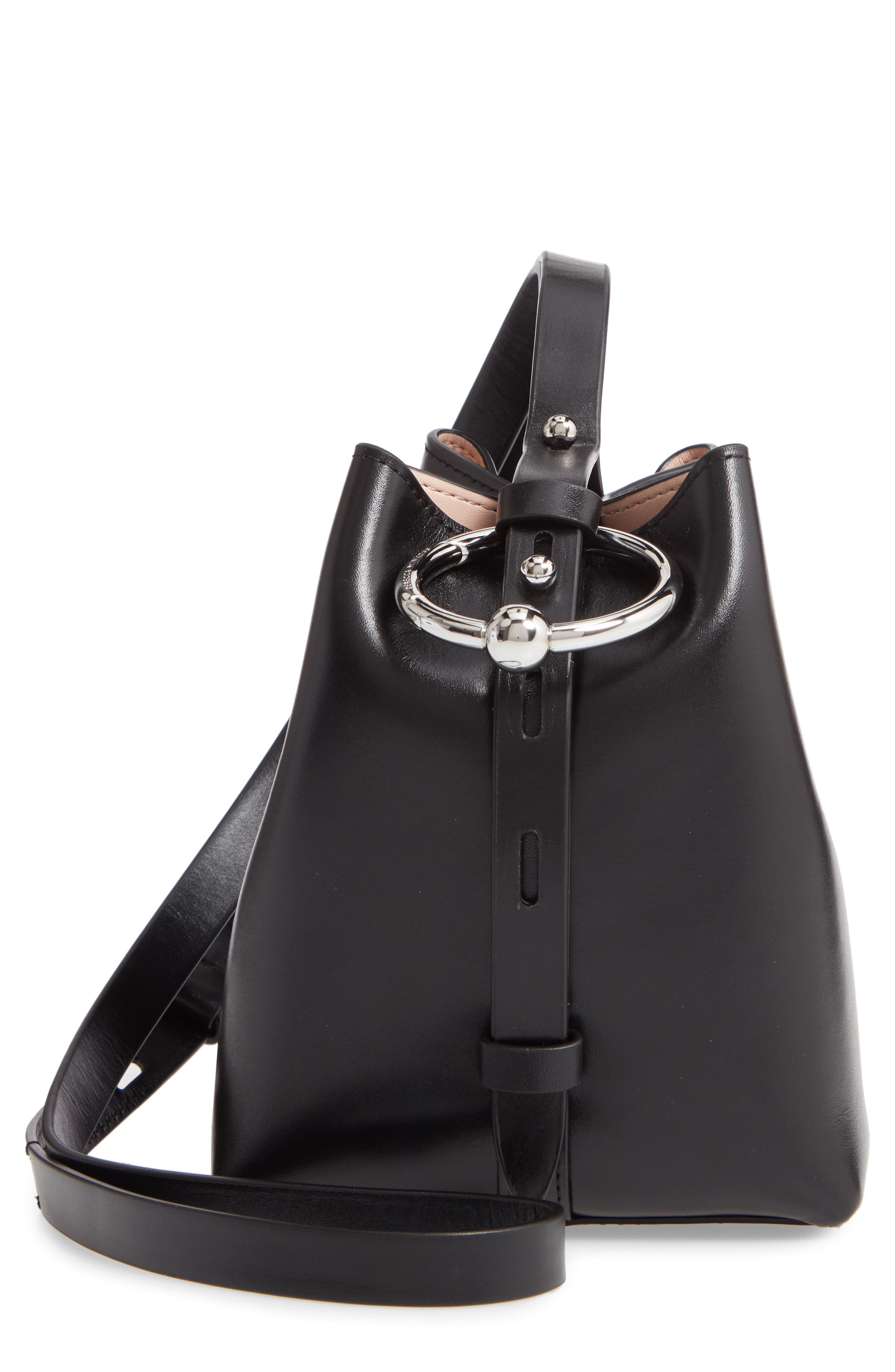 Rebecca Minkoff Mini Kate Leather Bucket Bag, Main, color, 