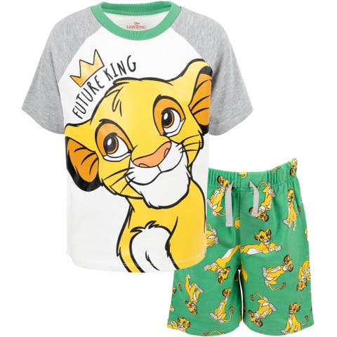 Lion King Simba 2-Piece T-Shirt and Shorts Set (Toddler, Little Kid & Big Kid)