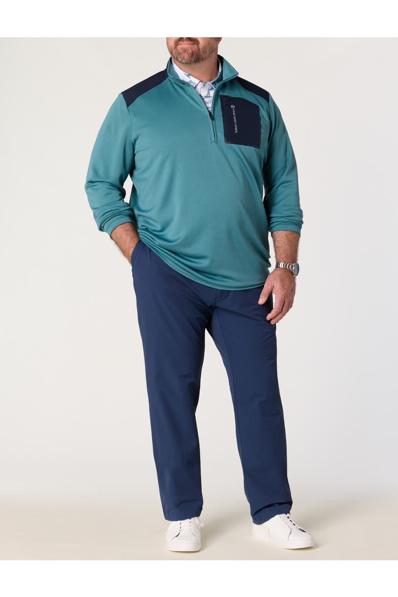 Big & Tall Printed Sankaty Performance Polo Shirt V2, Alternate, color, LODEN CHARLESTON