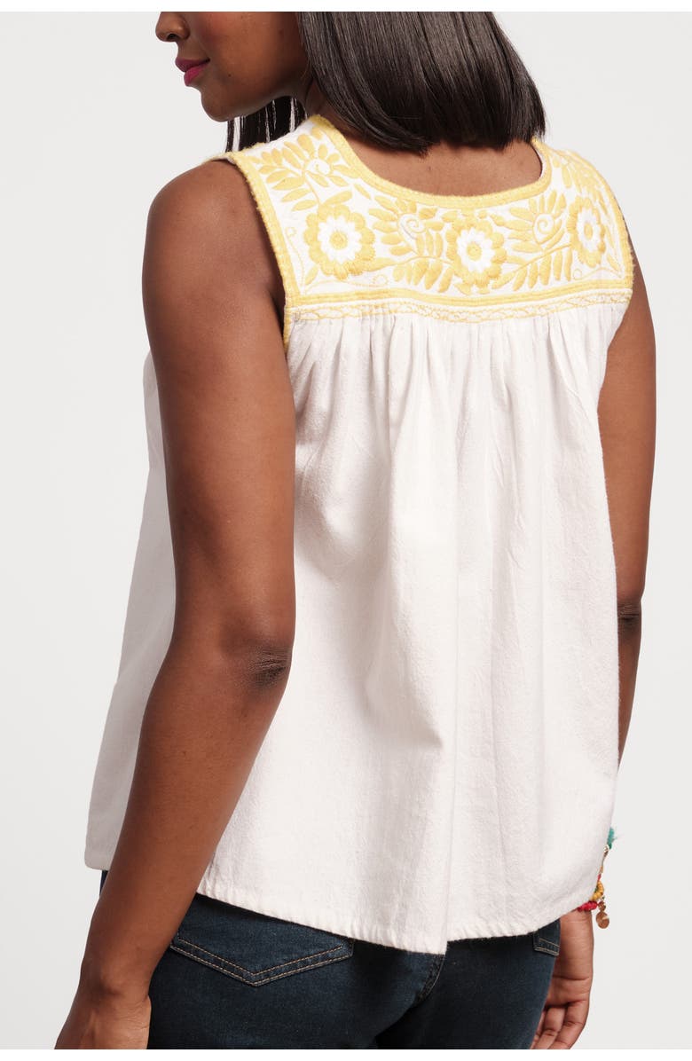 Frances Valentine Jess Top, Alternate, color, White/Yellow