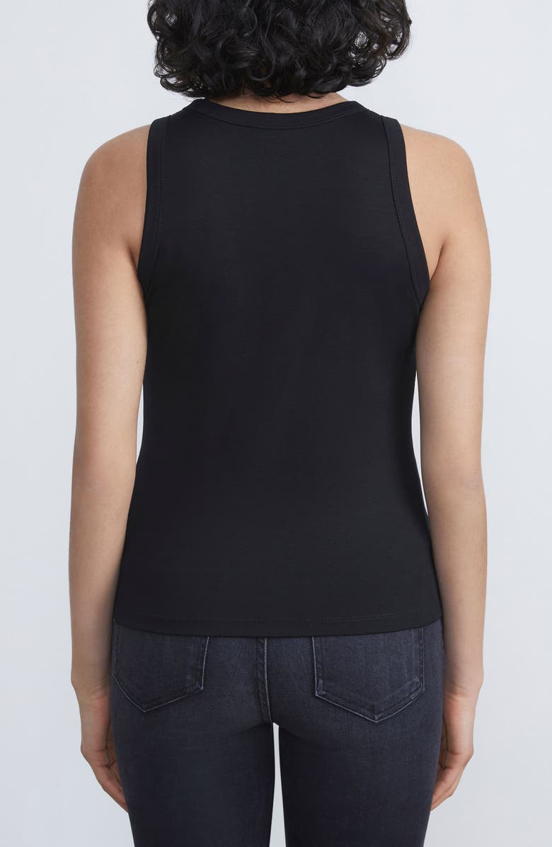 Lafayette 148 New York Racerback Tank, Alternate, color, Black