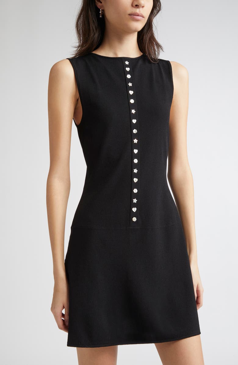 Sandy Liang Serrano Knit Minidress, Alternate, color,