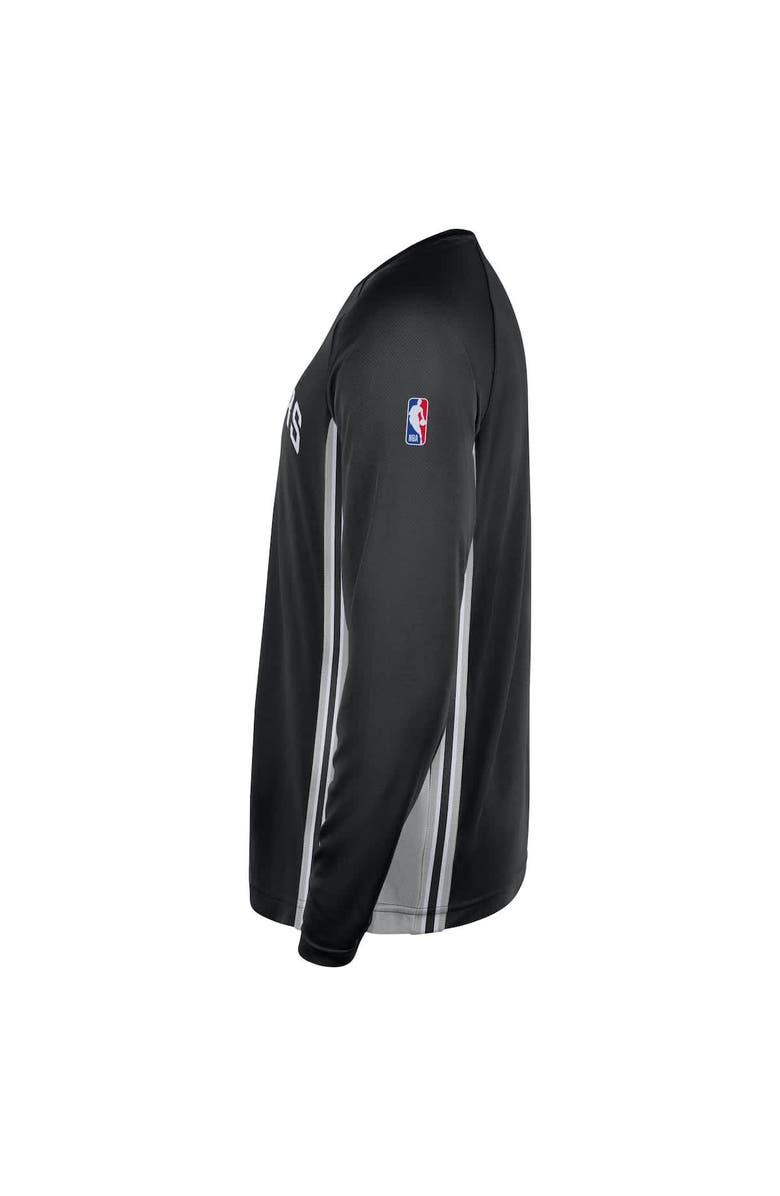 Nike Men's Nike Black San Antonio Spurs 2025/26 Authentic Pre-Game Legend Dri-FIT Long Sleeve Shooting Shirt, Alternate, color, Black