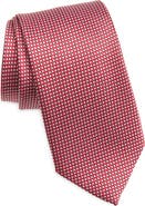 David Donahue Jacquard Silk Tie