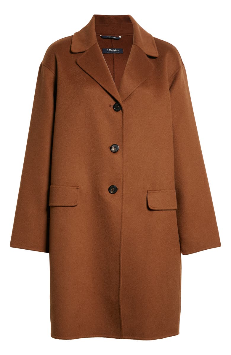 Max Mara Priamo Virgin Wool Coat, Alternate, color,