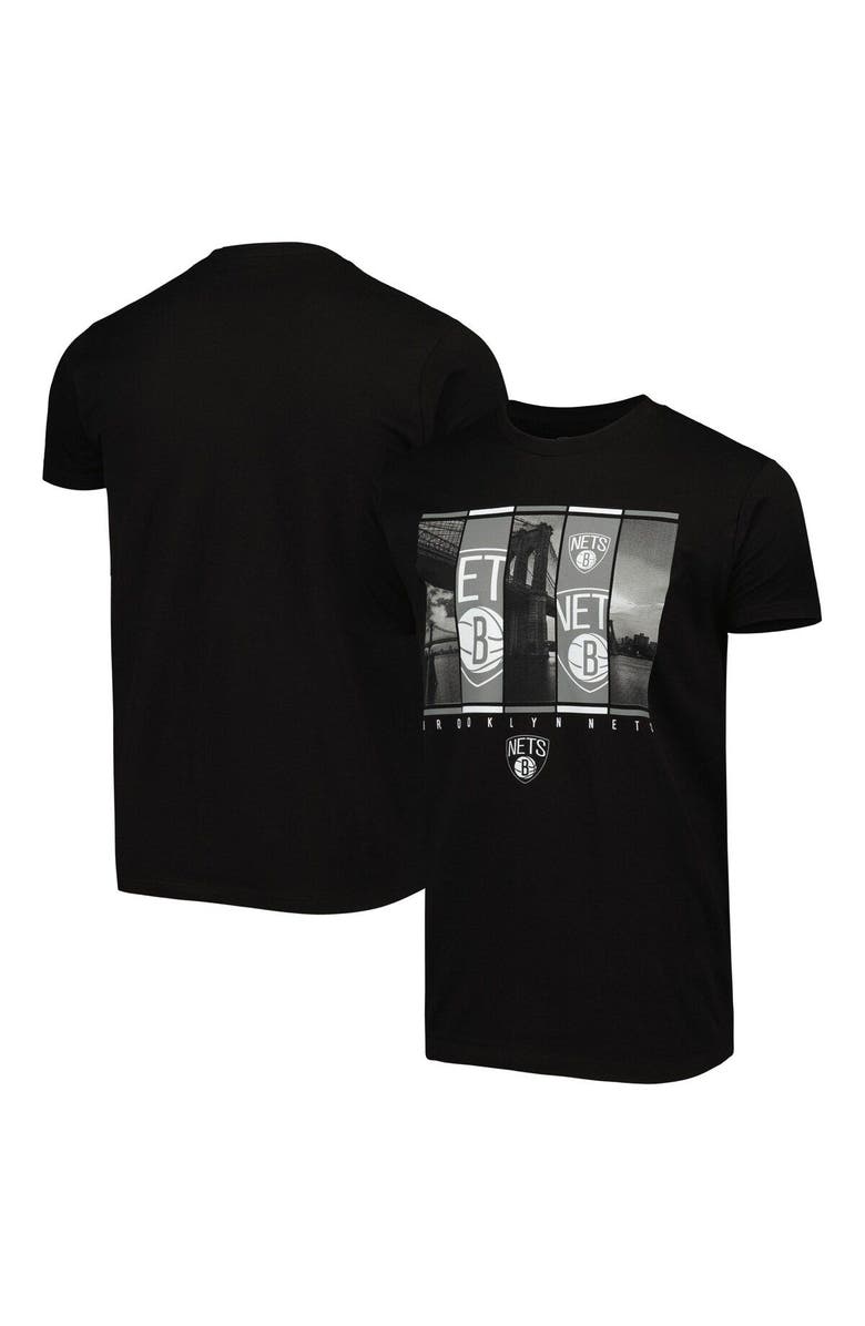 Stadium Essentials Men's Stadium Essentials Black Brooklyn Nets City Skyline T-Shirt, Main, color, Black