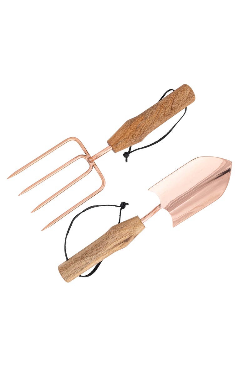 Storied Home Garden Tools with Wood Handles in Drawstring Bag, Main, color, 