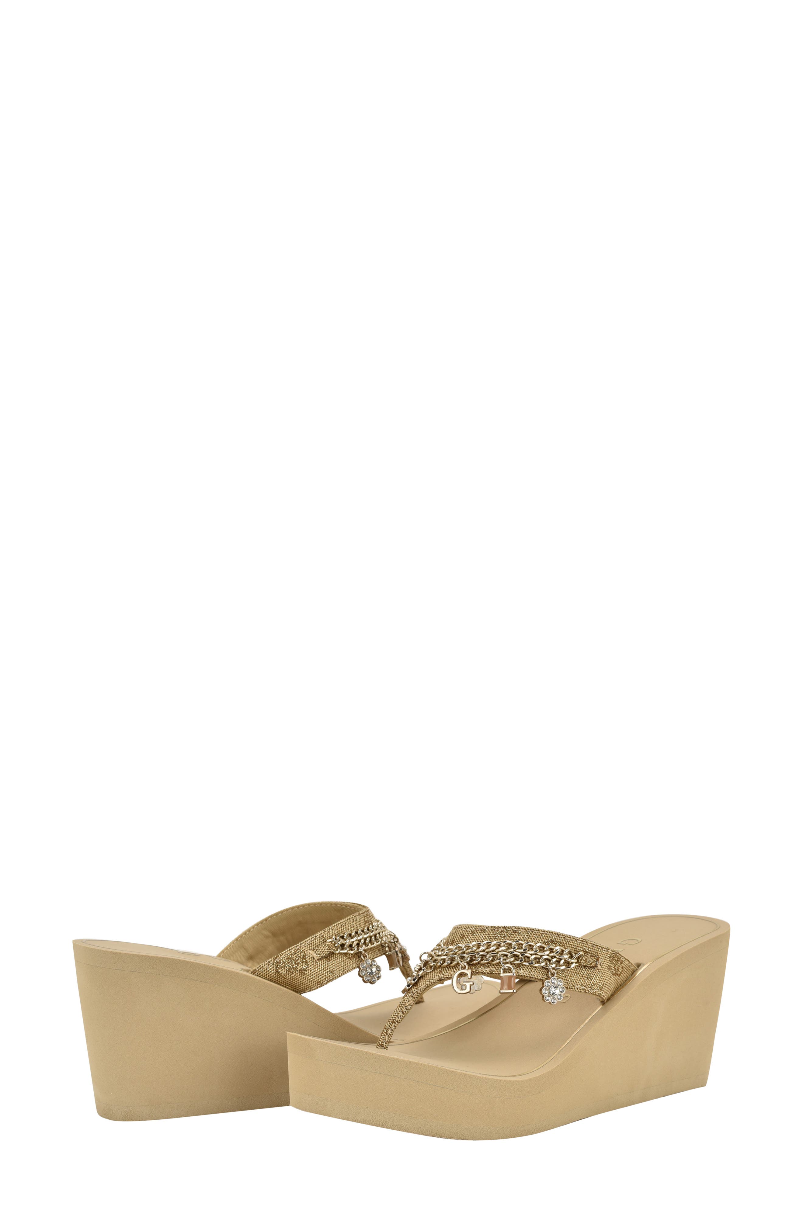 Sutton Platform Wedge Sandal, Alternate, color, GOLD