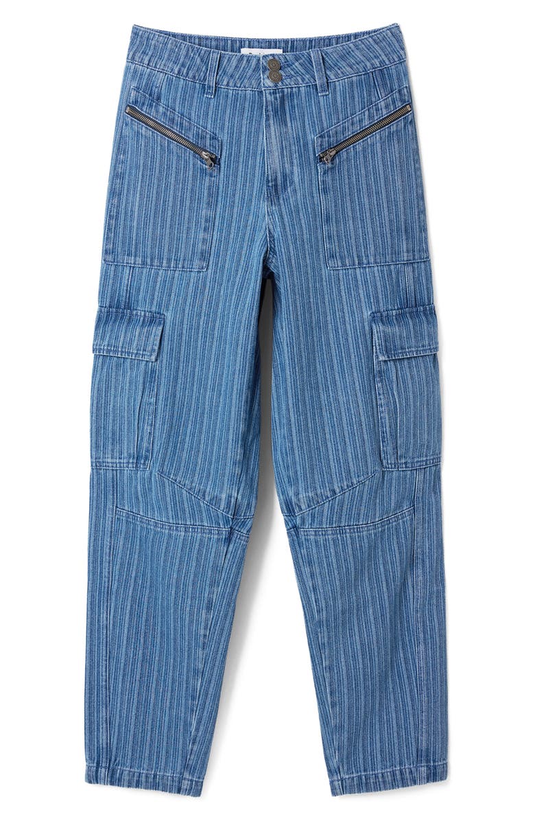 Desigual Hamlet Zip Pocket Jeans, Alternate, color, 