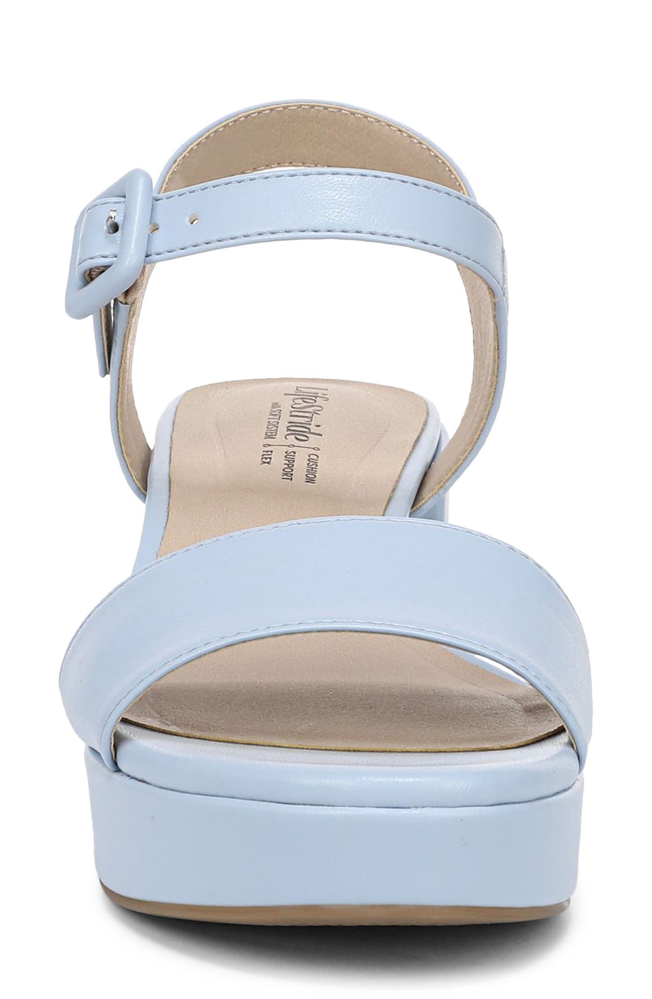 Rhythmn Platform Sandal, Alternate, color, ICE BLUE