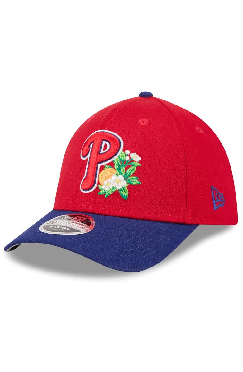 New Era Men's New Era  Red/Royal Philadelphia Phillies 2026 Spring Training M-Crown 39THIRTY Flex Hat, Alternate, color, Red