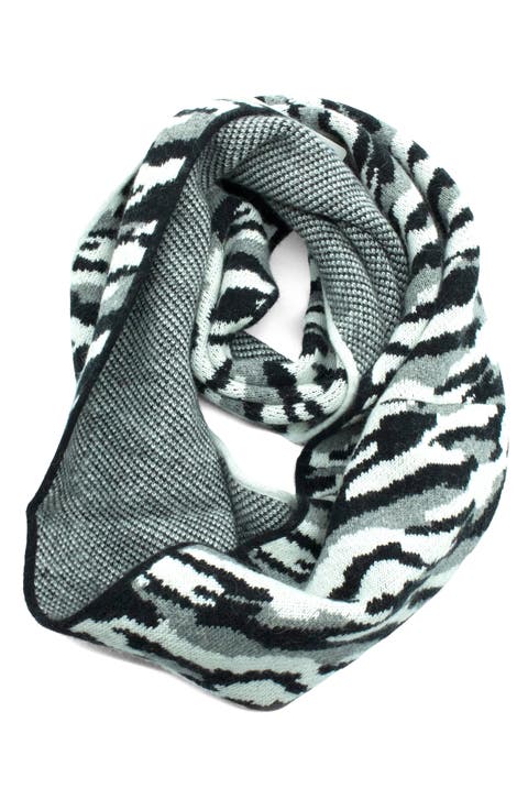 Twisted Camouflage Infinity Scarf