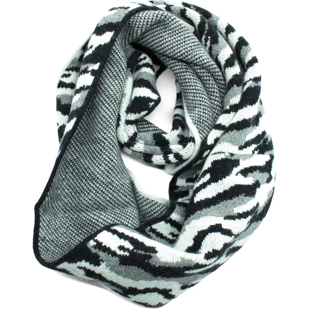 Portolano Twisted Camouflage Infinity Scarf In Multi