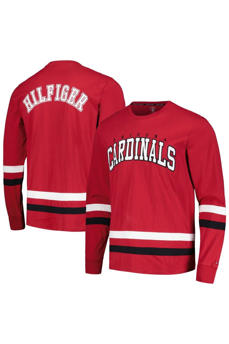 Men's Tommy Hilfiger Cardinal/Black Arizona Cardinals Nolan Long Sleeve T-Shirt, Main, color, Cardinal