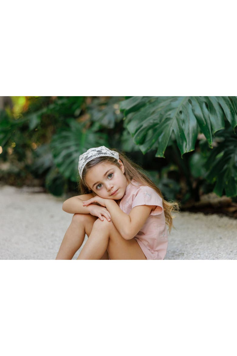 Looms Holland Collection - Girls Embroidered Floral 2 Piece Set, Alternate, color, Pink