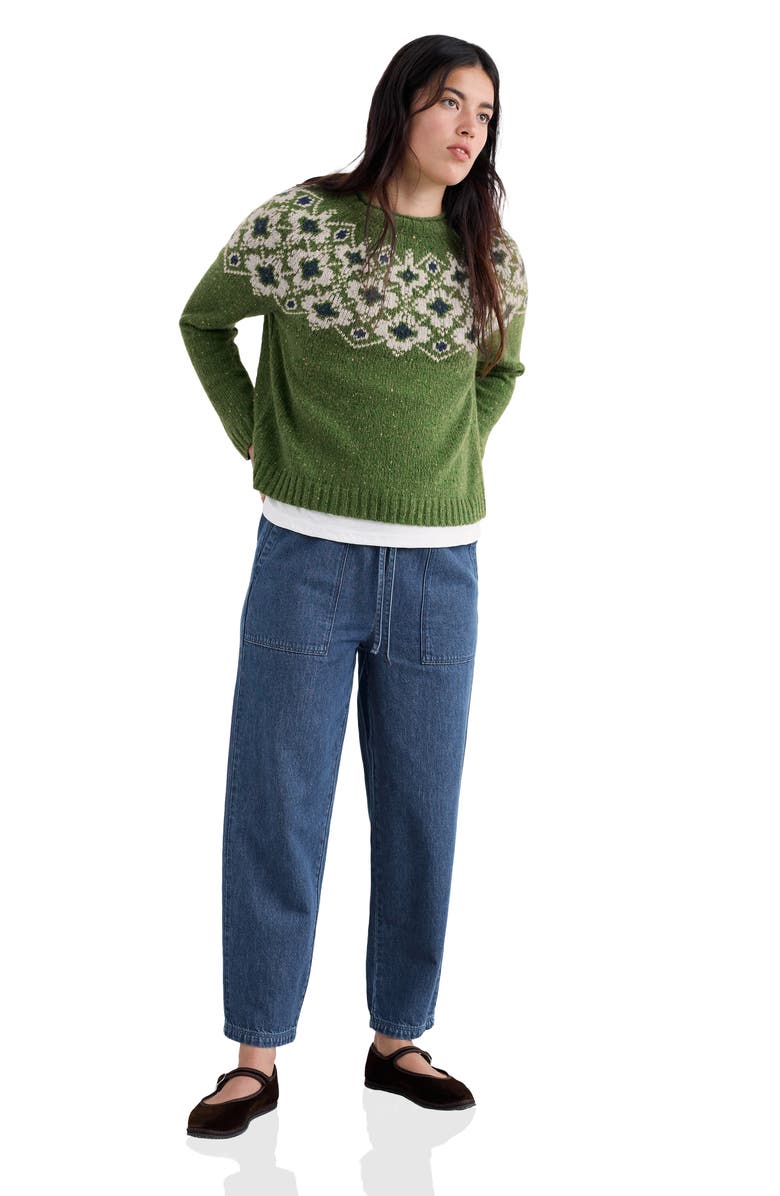 Seasalt Cornwall Johanna Fair Isle Merino Wool Blend Sweater, Alternate, color,