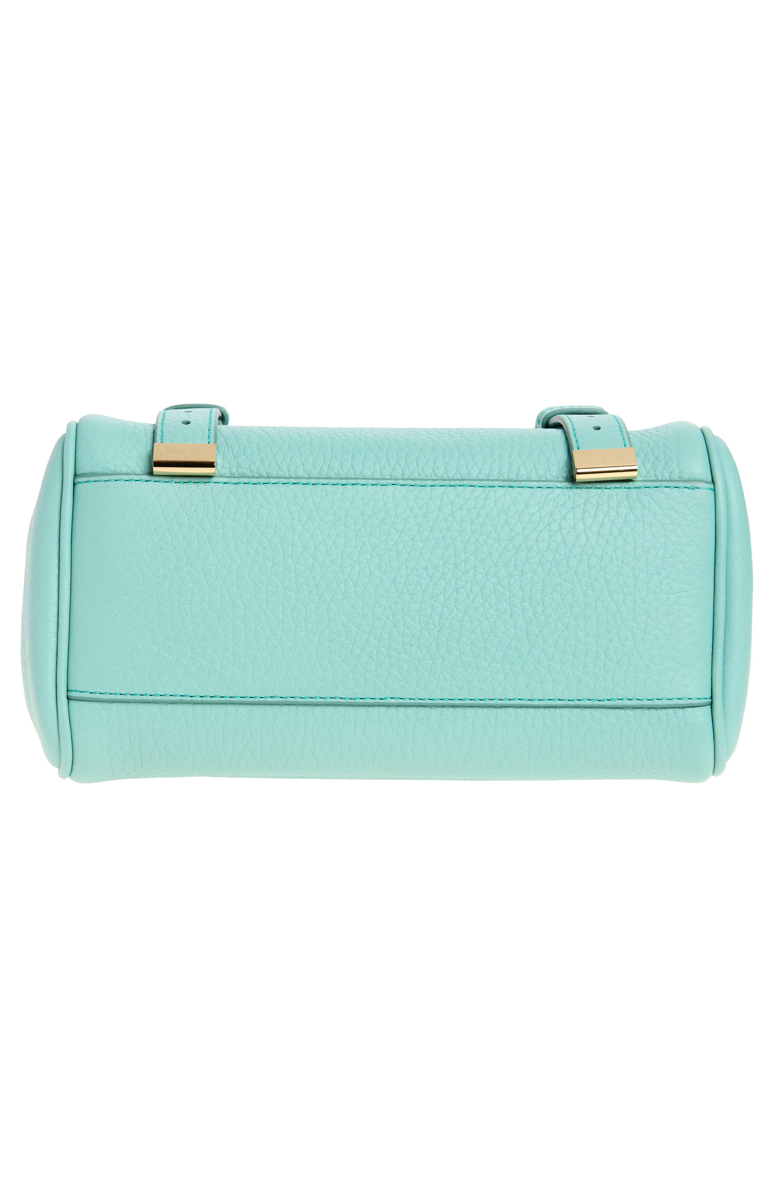 Mini Alexa Leather Satchel, Alternate, color, MARINA BLUE