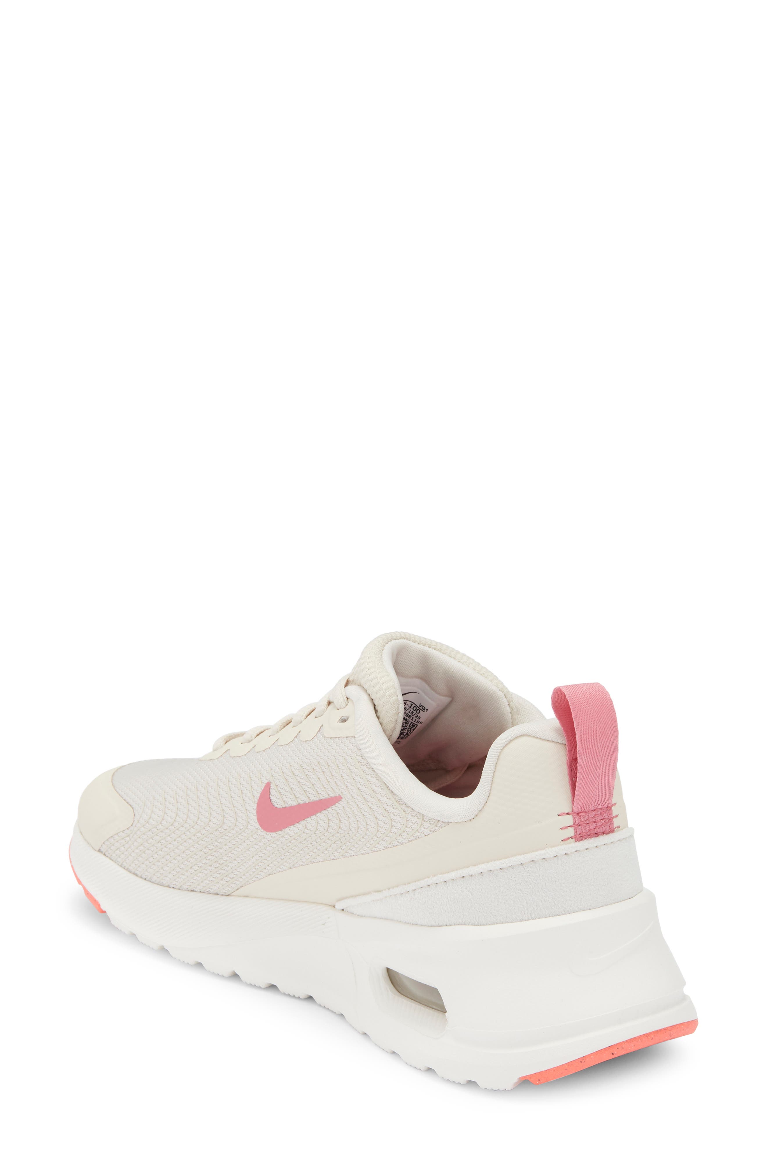Air Max Nuaxis Sneaker, Alternate, color, BROWN/ HOT LAVA/ PEONY/ SAIL