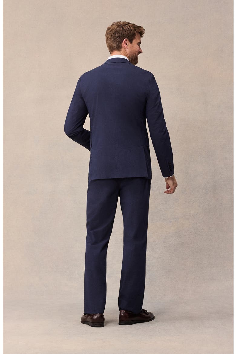 Seersucker Suit Jacket, Alternate, color, Navy