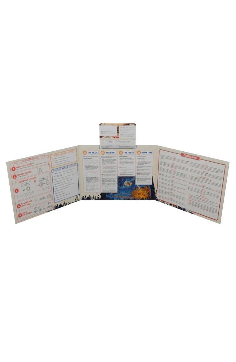 Modiphius Entertainment Wilderfeast Guide Screen 3Panel Game, Alternate, color,