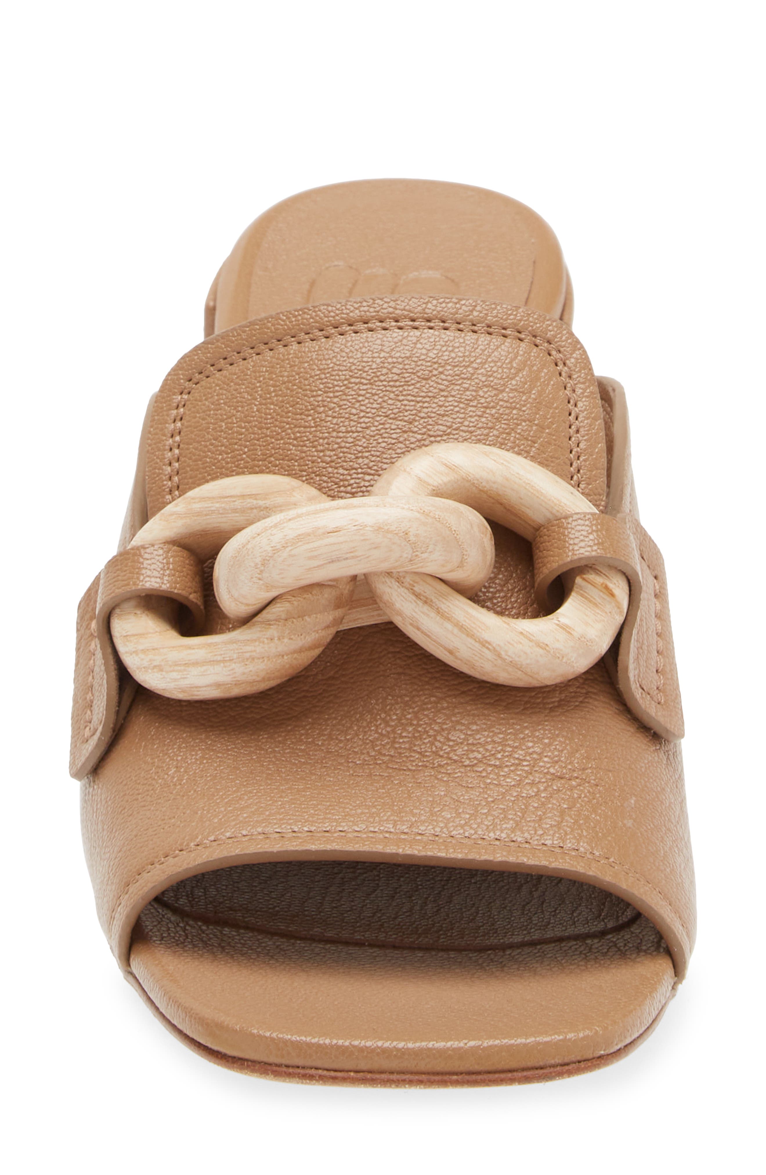 Umita Slide Sandal, Alternate, color, BEIGE PETITGRAIN