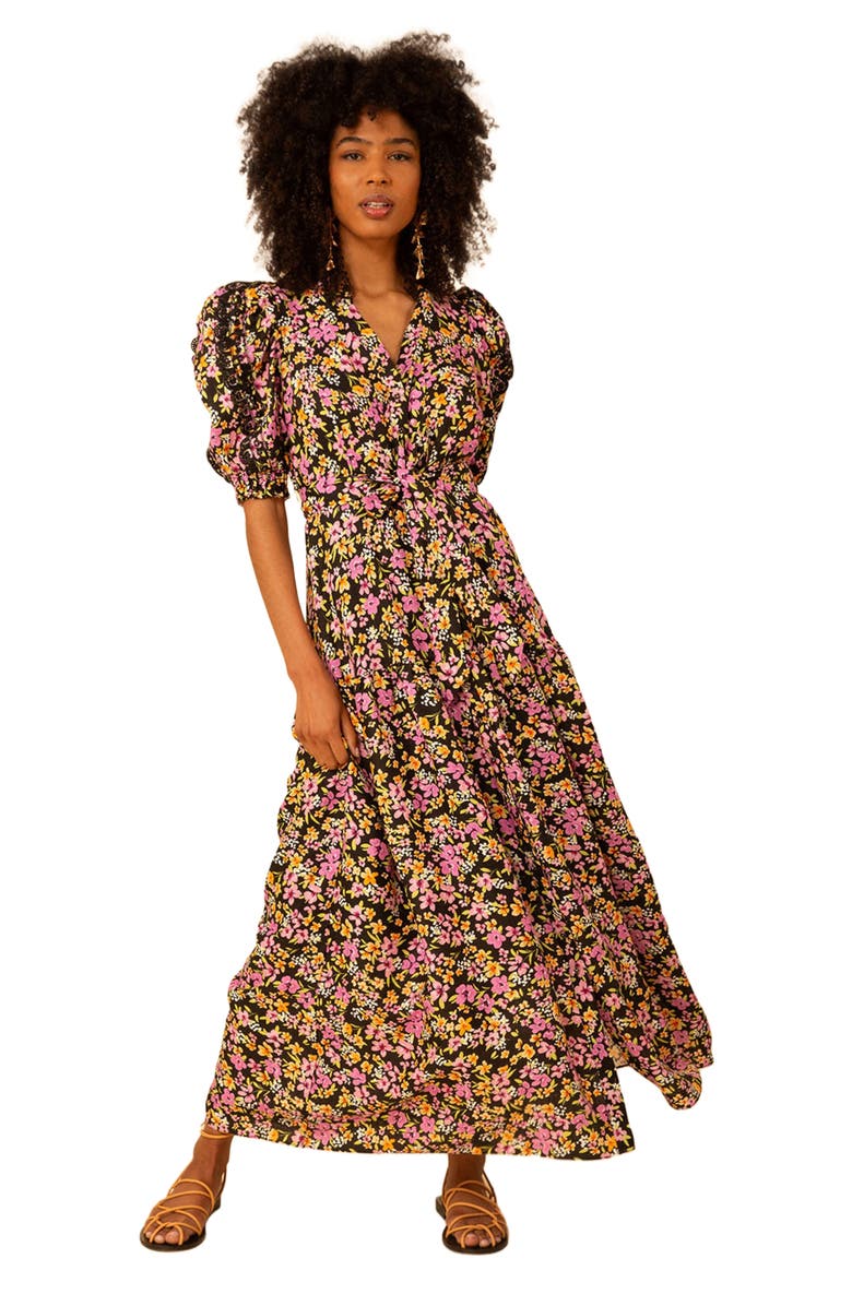 Hale Bob Hayden Linen Maxi Dress, Main, color,