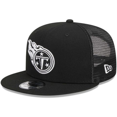 Men's New Era Black Tennessee Titans  Main Trucker 9FIFTY Snapback Hat