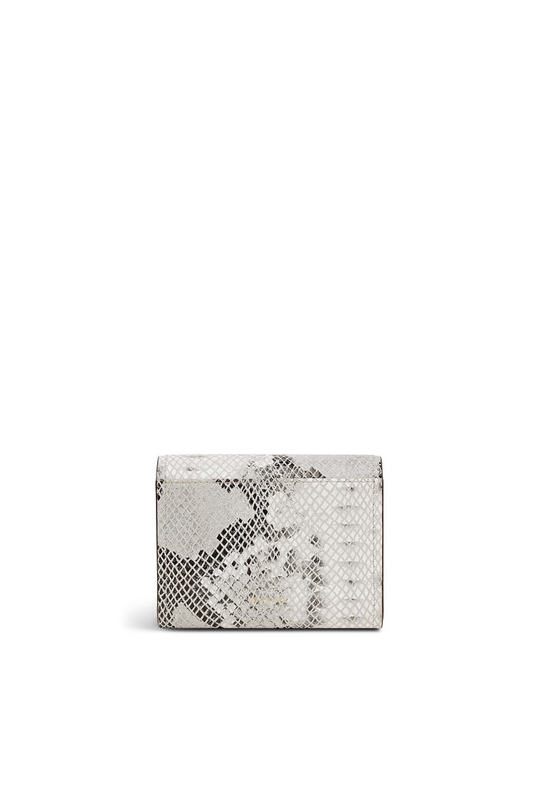 The Christina - Faux Snake Medium Flapover Wallet, Alternate, color, Salt