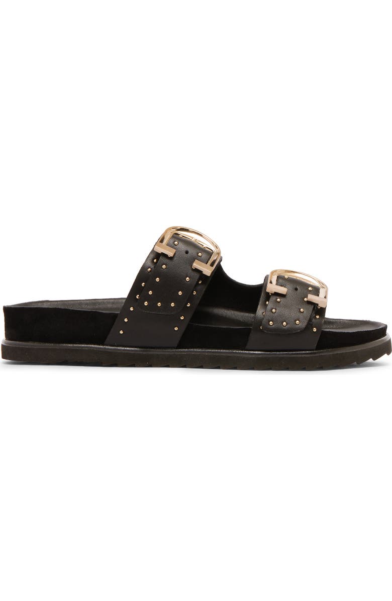 FRANKIE4 Deon Buckle Sandal, Alternate, color, Black Stud