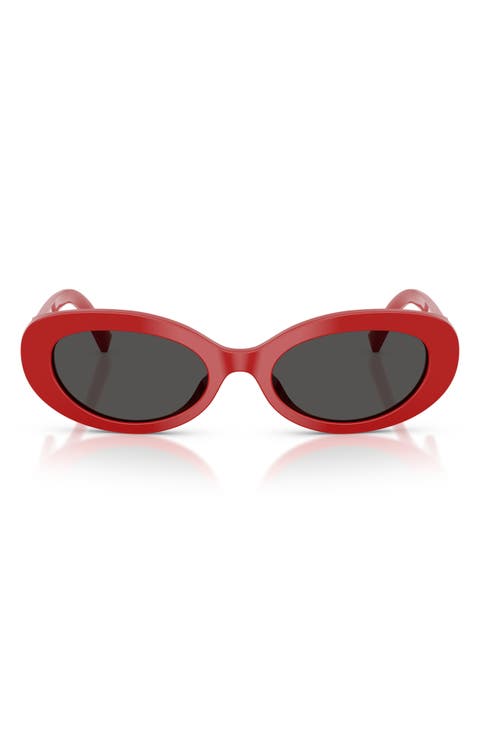 53mm Oval Sunglasses
