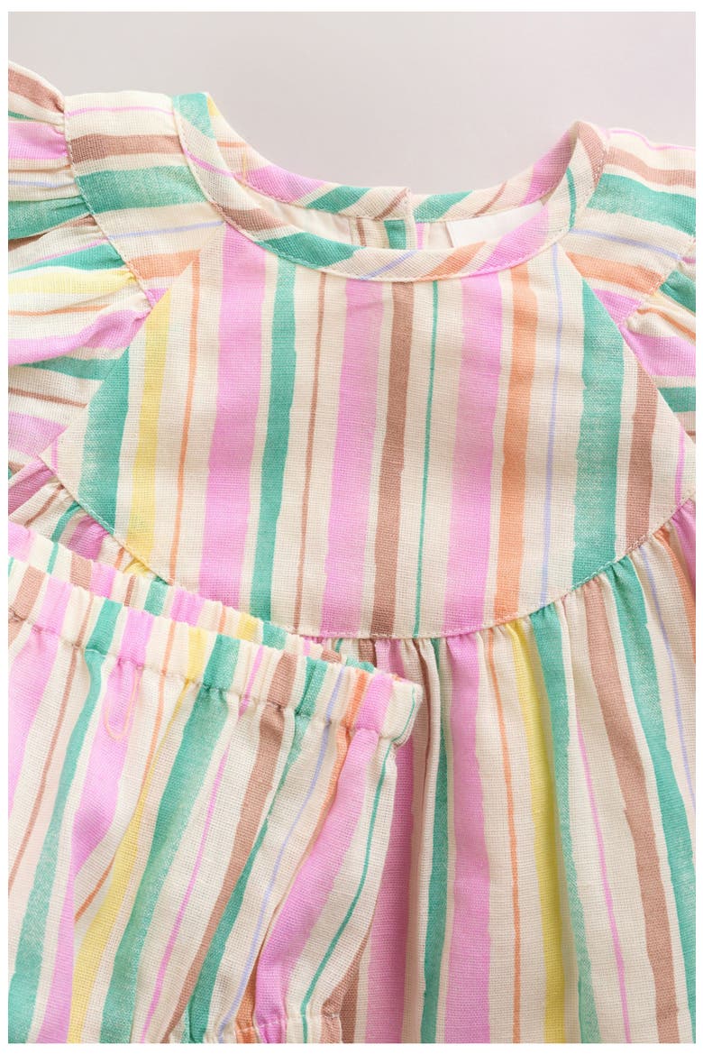 Rainbow Stripe Dress, Alternate, color, MULTI