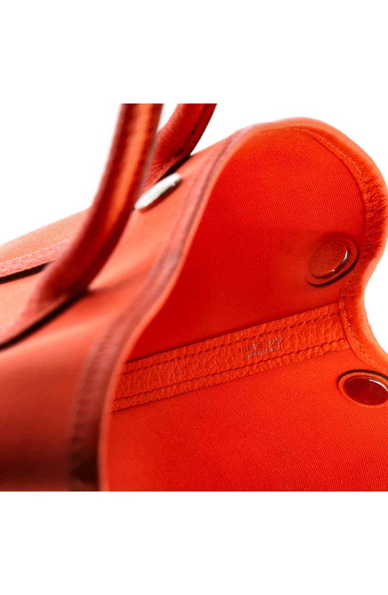 Pre-Owned Hermes Garden Party Tote Toile and Leather 30, Alternate, color, Orange Poppy