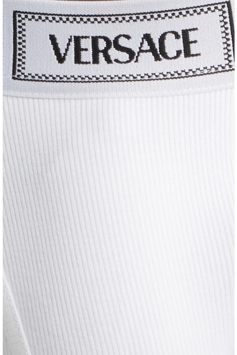 '90s Logo Stretch Cotton Rib Briefs, Alternate, color, OPTICAL WHITE