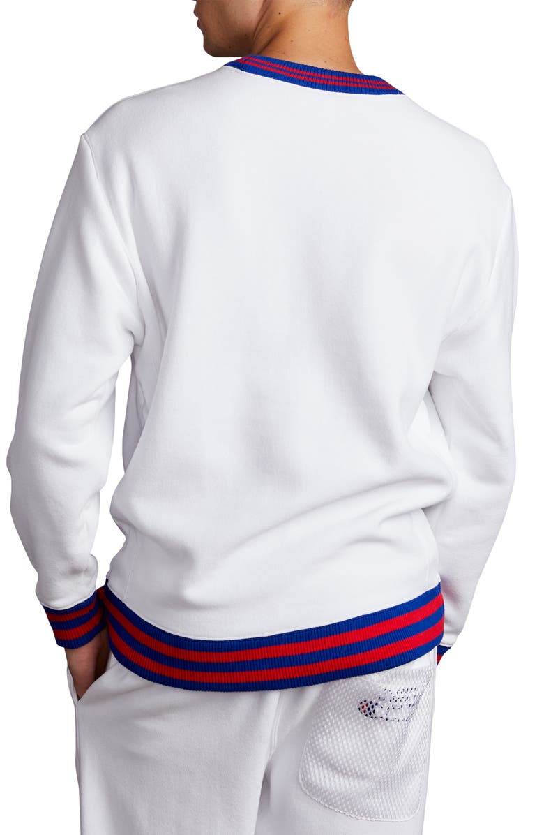 Champion Tipped Crewneck Sweatshirt, Alternate, color,