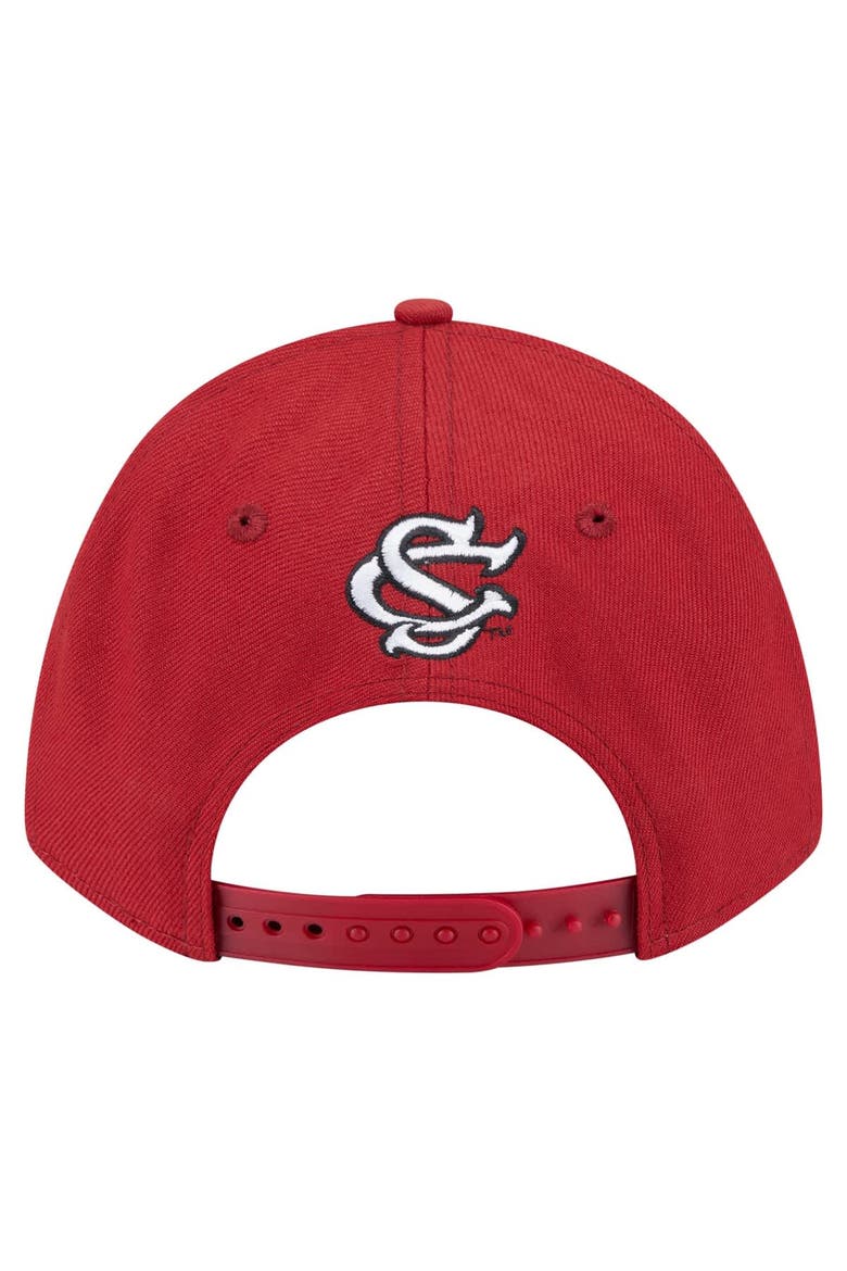 Men's New Era Garnet South Carolina Gamecocks Team Collective 9FORTY M-Crown Adjustable Hat, Alternate, color, Garnet