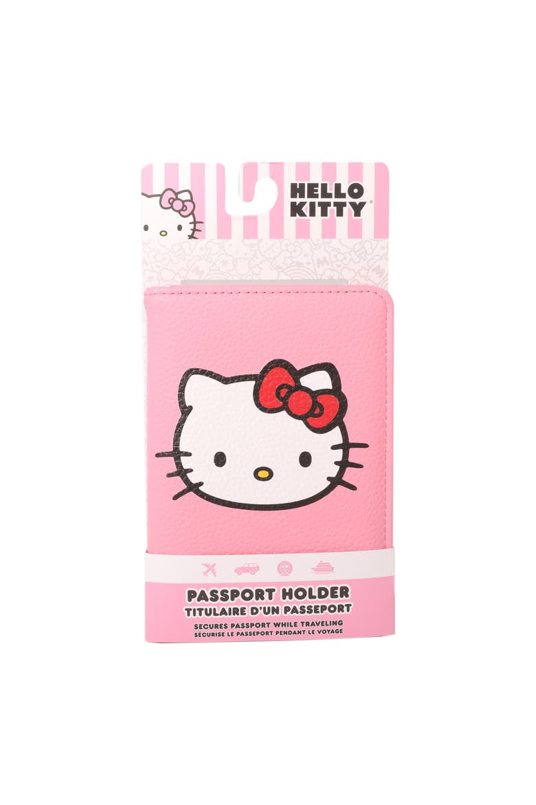 Pink Pebbled Travel Passport Holder, Alternate, color, Pink