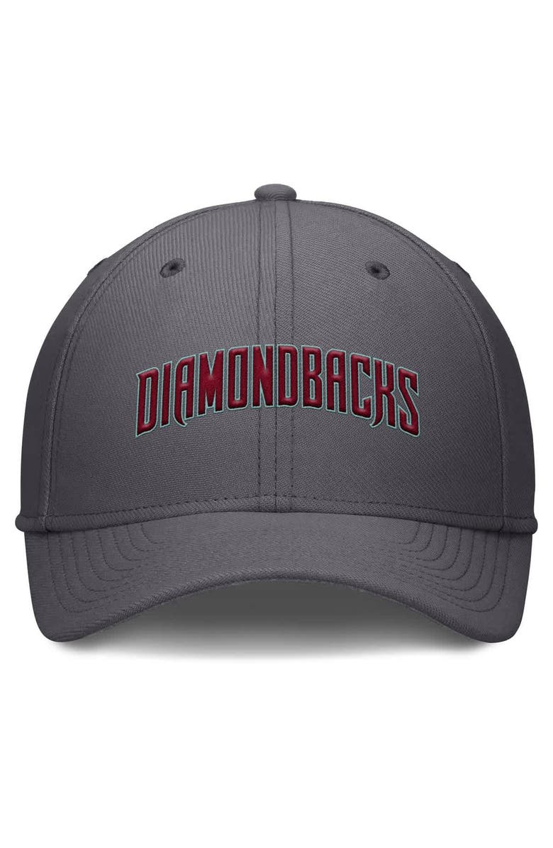 Nike Men's Nike  Gray Arizona Diamondbacks Swoosh Performance Flex Hat, Alternate, color, Gray