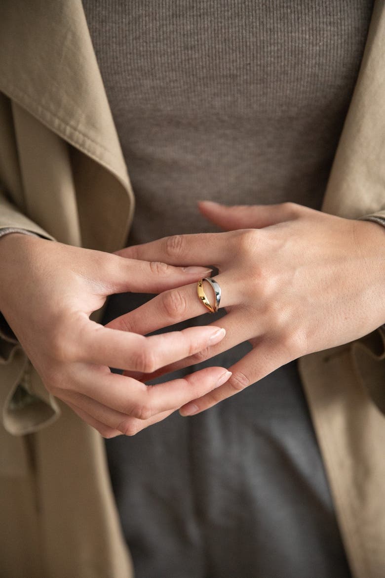Mixed Harmony Ring, Alternate, color, Gold-Silver