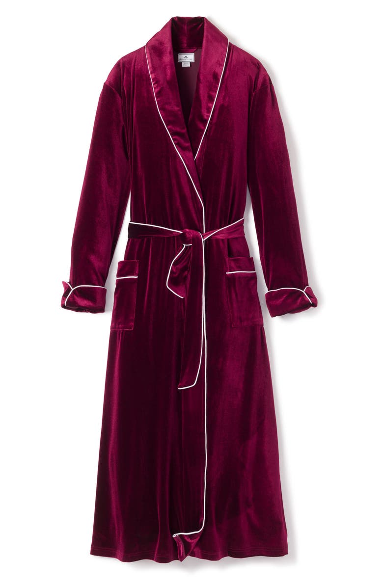 Petite Plume Women's Velour Robe, Alternate, color, 