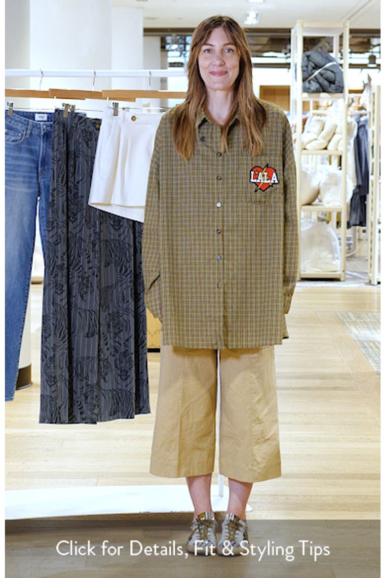 Soul Searching Cotton Button-Up Shirt video