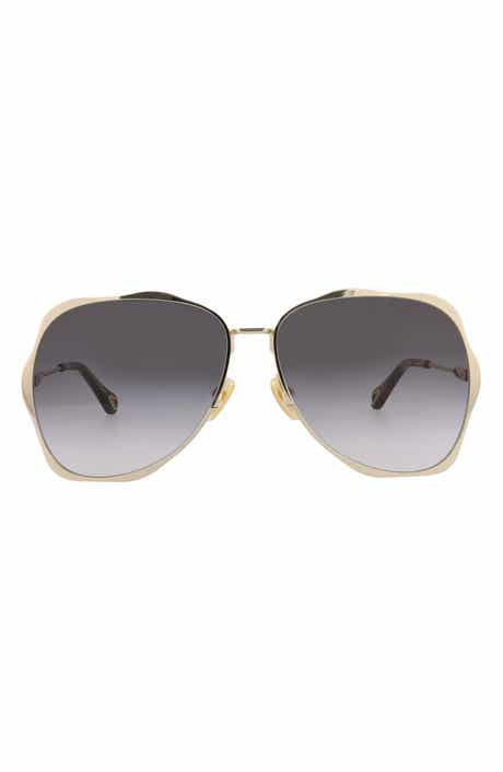 Chloé 60mm Wavy Sunglasses